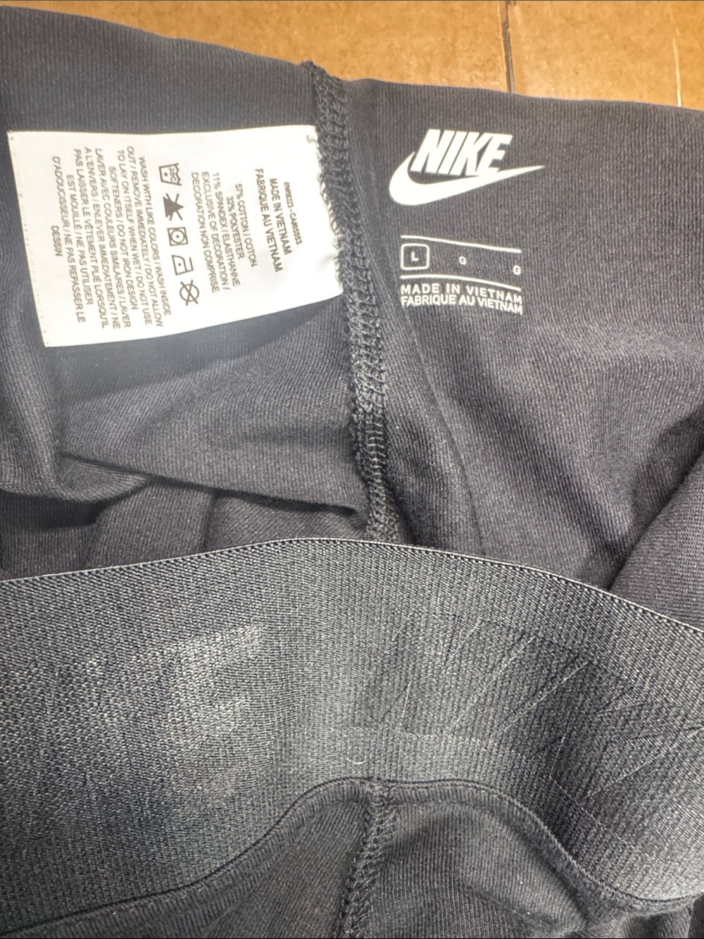 Nike Black Logo Leggings